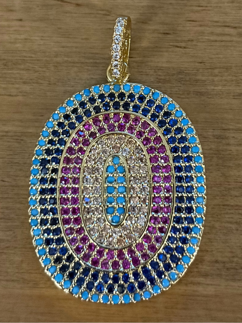 ✨This necklace is a total showstopper. ✨ A sophisticated take on rainbow color🌈